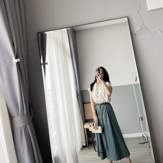 CHÂN VÁY JEAN MỀM KÈM ĐAI
