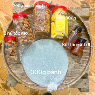 Combo BTPS Tóp Mỡ ( 300g bt, 200g muối, 150g tóp mỡ, 300g bơ, 2 chai sốt)