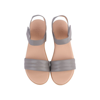 [HCM] Giày Sandal Hạnh Dung HD12246AM ( Màu Kem - Đen - Xám - Trắng )