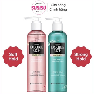 Gel giữ nếp tóc thẳng / tóc uốn double rich - hair gel soft/strong hold 250ml