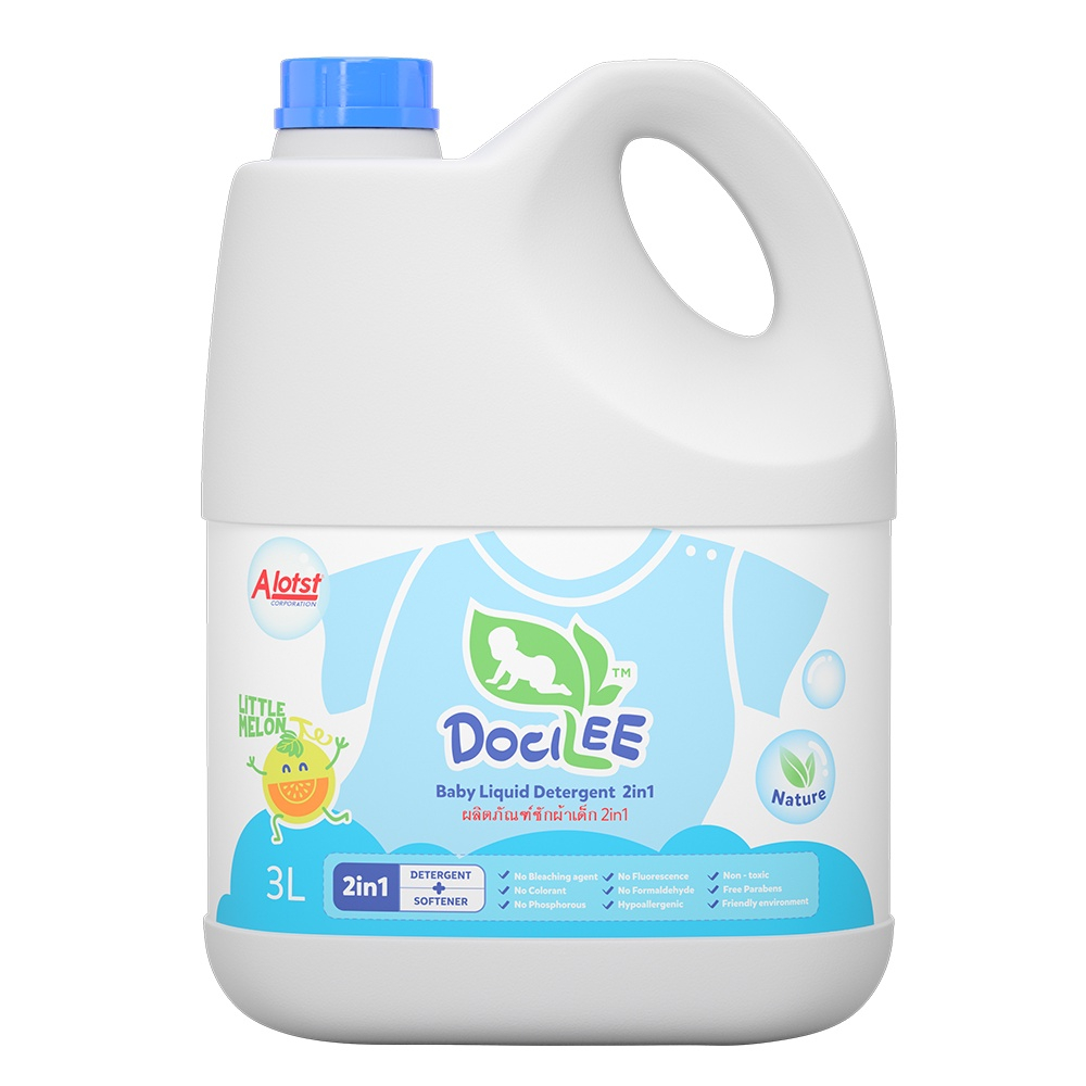 . Nước giặt xả 2 in 1 D-nee cho bé can 3 lít