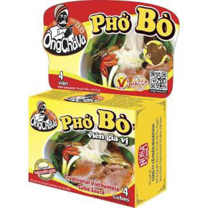 viên gia vị phở bò 75g