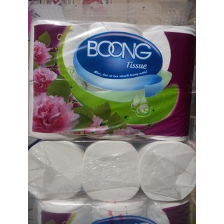 6 cuộn Giấy vệ sinh cao cấp Boong tím