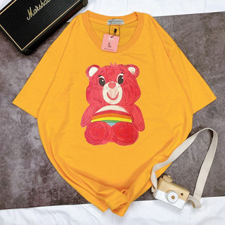 Áo thun tay ngắn unisex gấu dâu lotso - hình chụp thật