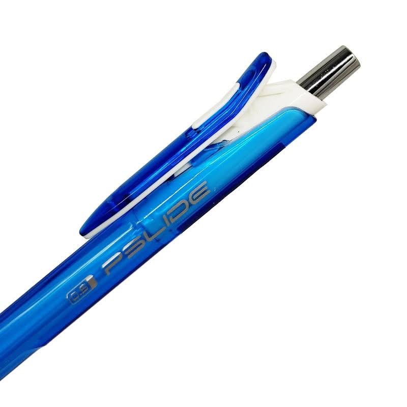 Hộp 20 Bút Gel Bấm 0.5 mm Pslide - Thiên Long GEL-B011 - MỰC XANH