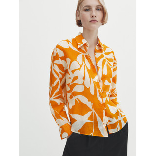 B177 áo sơ mi hoa xuất dư của massimo dutti