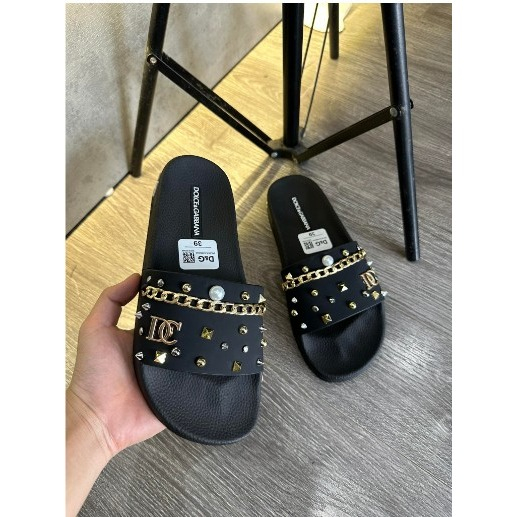 Dép Nam DG Xích Đính Đinh Hàng Fullbox - Dép Quai Ngang Nam DG Cực Chất