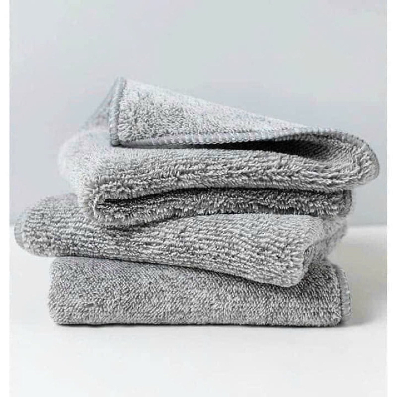 Set 10 Khăn lau bếp đa năng bằng sợi than tre, khăn lau tay nhà bếp siêu thấm hút, kháng khuẩn