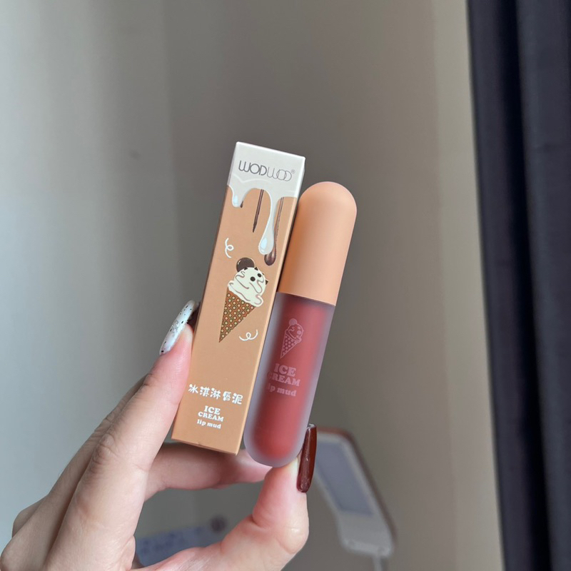 Son Wodwod Ice Cream Chất son mịn màu dupe a12,bibia