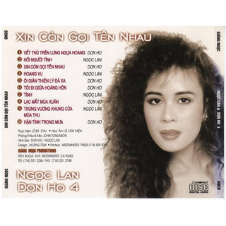 Đĩa cd 2465.gncd-ngoc lan & don ho 4-xin con goi ten nhau chất lượng cao