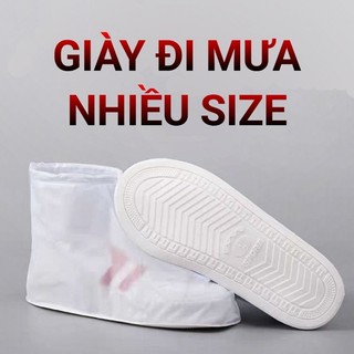 Bọc giày đi mưa, ủng đi mưa có đế chống trơn trượt