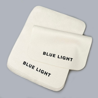 Khăn Lau Kính Cotton BLUE LIGHT Cao Cấp Siêu Mềm, Màu Vàng Nhạt