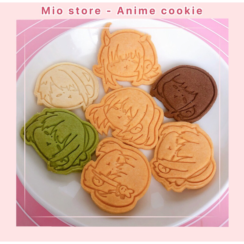 Bánh quy anime Oshi no ko nhiều vị bơ, phô mai, matcha, socola