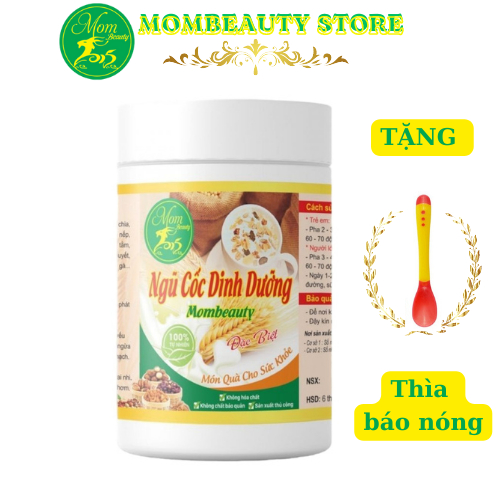 Sữa hạt - Ngũ cốc dinh dưỡng cho bà bầu, trẻ em, người cao tuổi, tập gym cao cấp 25 loại hạt Mombeauty - 500gr