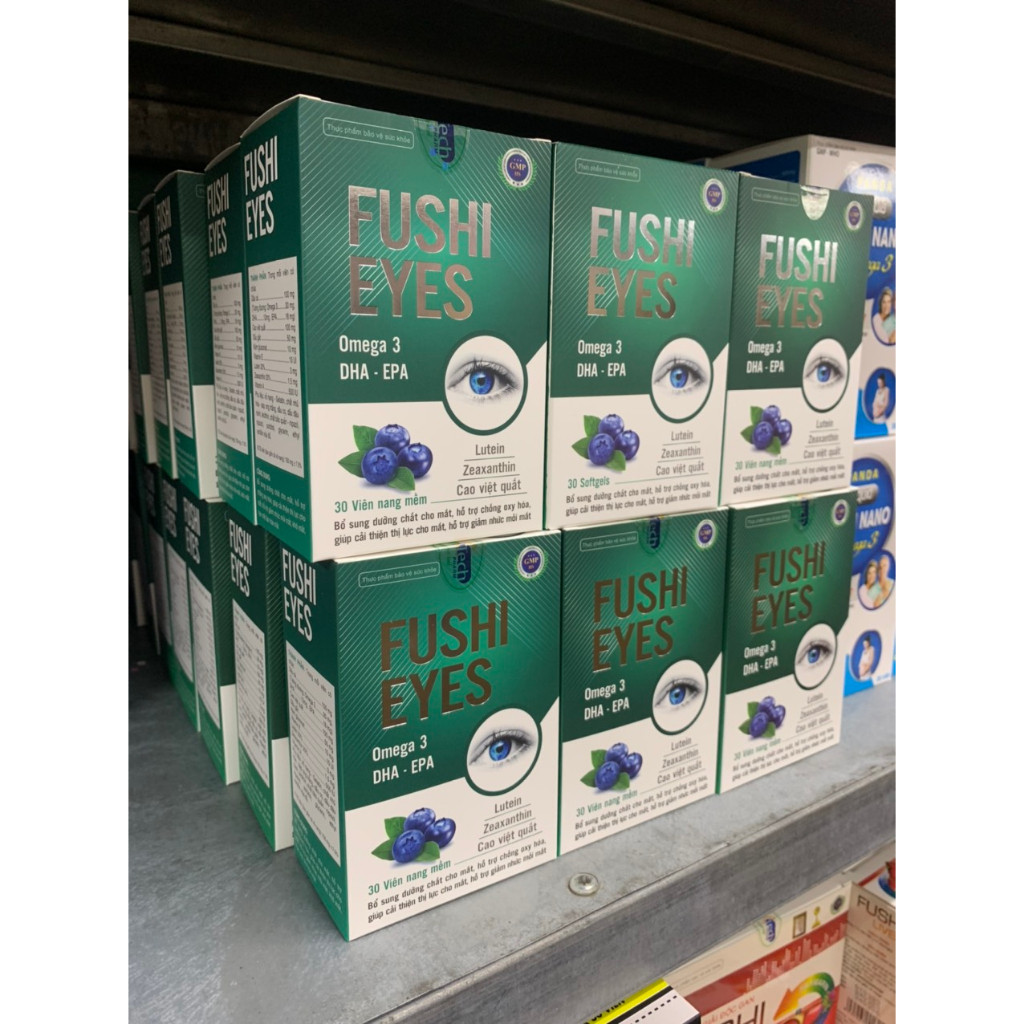 Viên uống bổ mắt chăm sóc mắt viên uống bổ mắt cận thị FUSHI EYES Sản Phẩm Chính Hãng 100% - 30 viên
