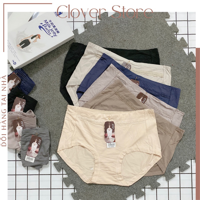 Quần lót nữ big size form to 56-68kg cotton siêu mềm mát chuẩn mác cô gái