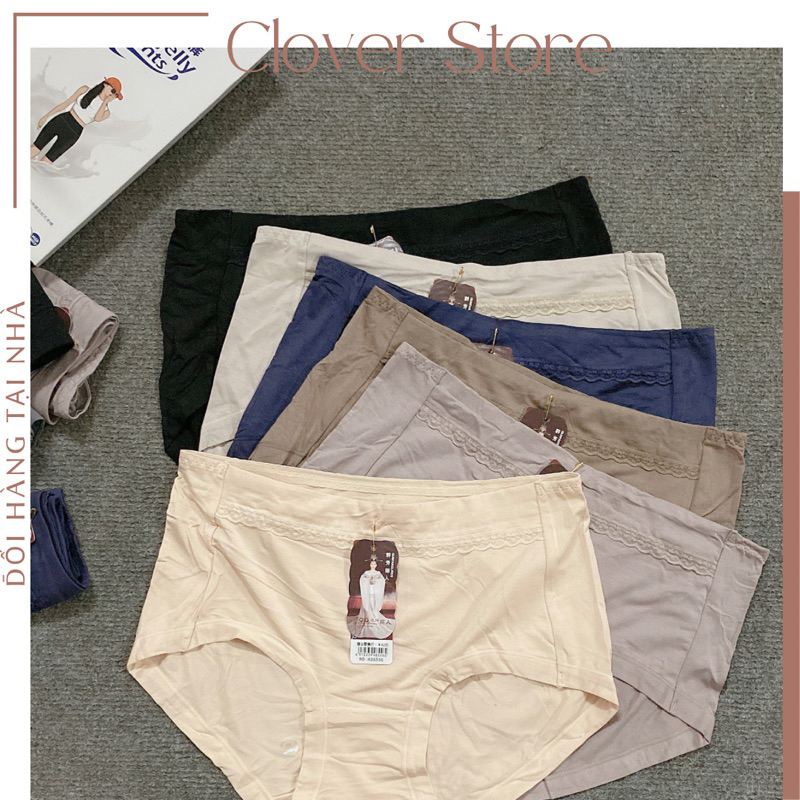 Quần lót nữ big size form to 56-68kg cotton siêu mềm mát chuẩn mác cô gái