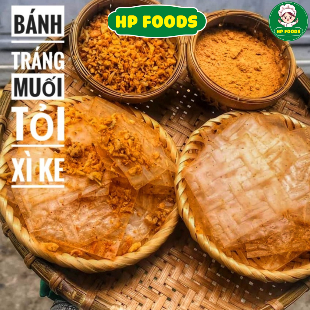 100gr Túi Zip  Bánh tráng xì ke đủ vị Siêu Ngon Số 1 Tây Ninh - HP FOODS