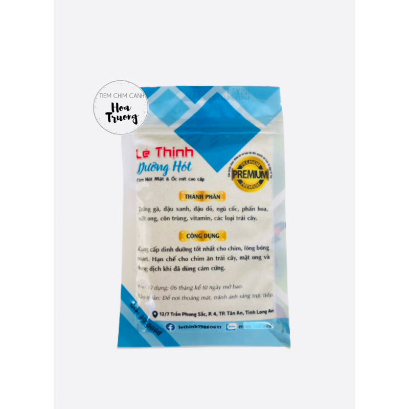 CÁM HÚT MẬT & ỐC MÍT LÊ THỊNH - DƯỠNG HÓT - 100gr/gói