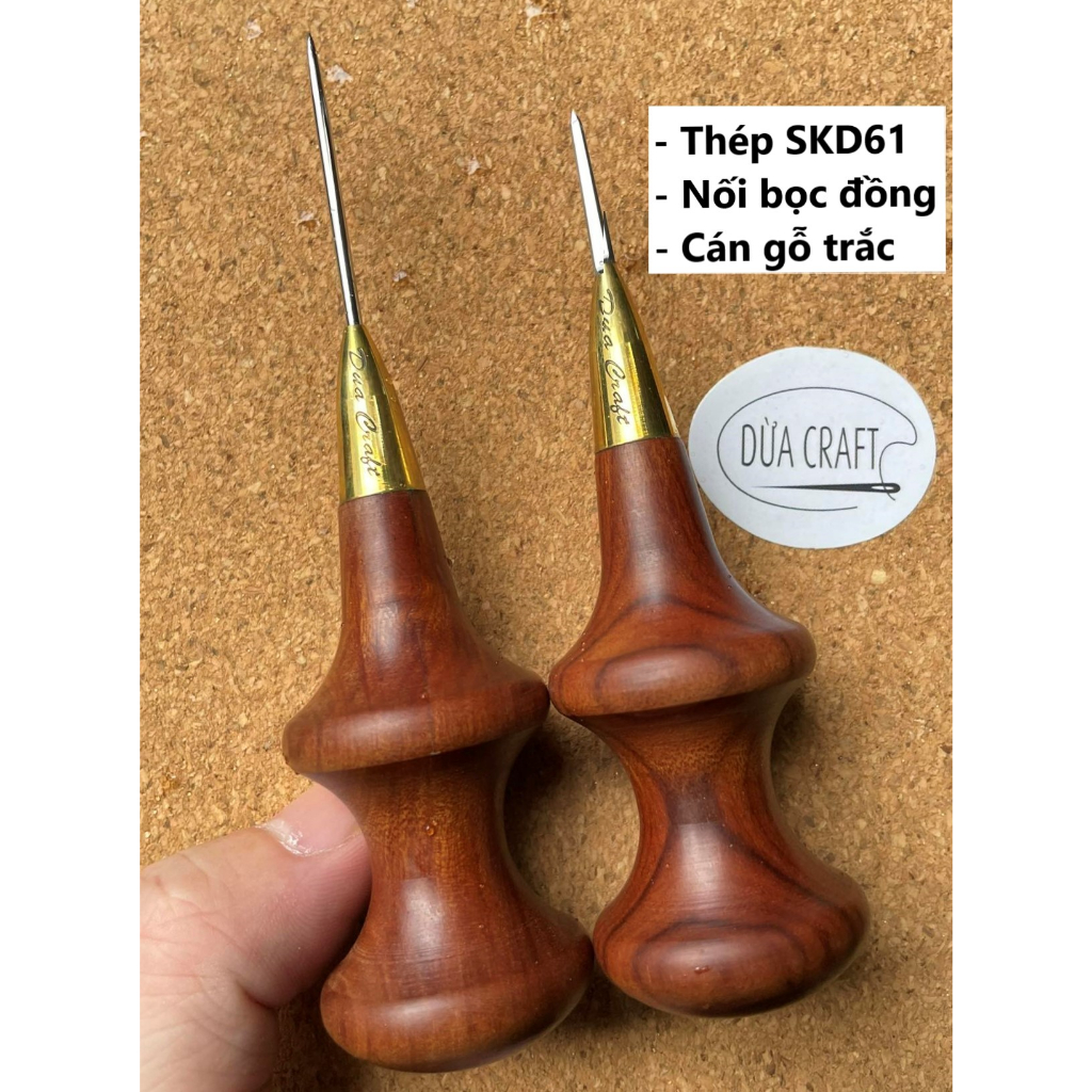 Dùi lỗ da  Dừa Craft