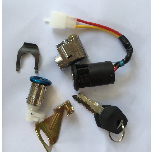 Bộ 3 Khóa Xe Điện Xmen hàng lắp theo xe