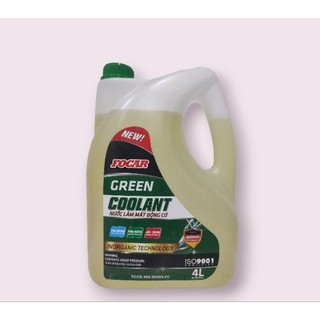 Nước làm mát động cơ Ôtô cao cấp Focar Green Coolant 4 lít Công nghệ Đức