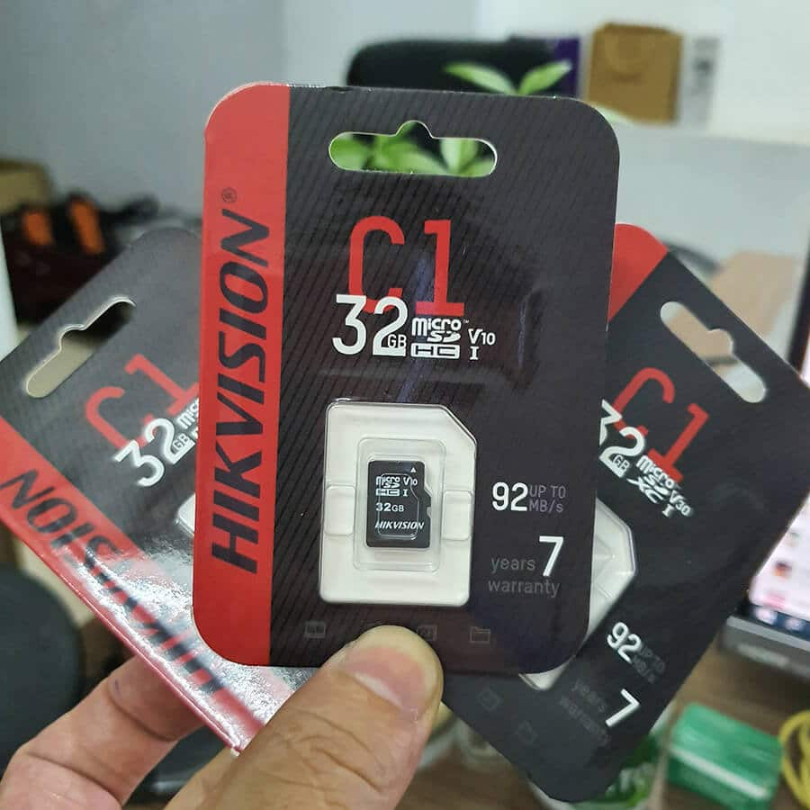 Thẻ Nhớ 64Gb 32Gb Hikvision Micro SD CLASS 10 chuyên cho Camera, Điện Thoại, Máy Ảnh