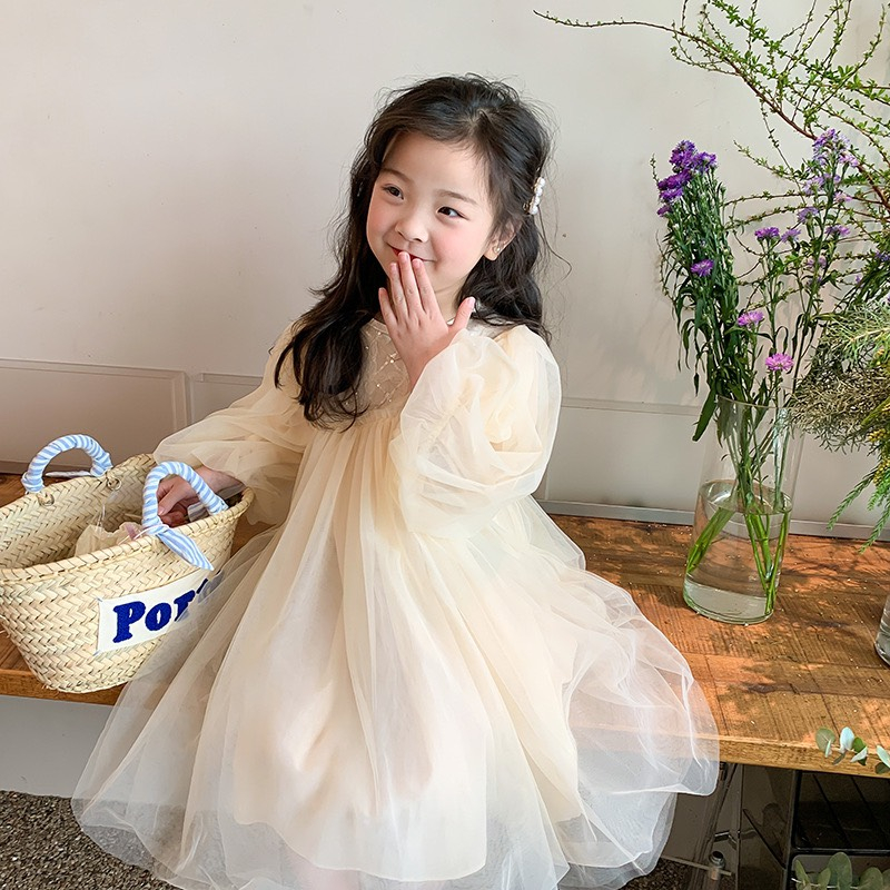Váy công chúa cho bé gái xinh xắn 10-25kg Váy thu đông cho bé gái Đầm bé gái dài tay Hadukids