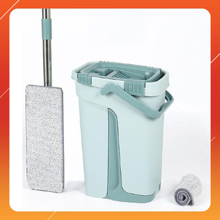Bộ lau nhà 2 ngăn tự vắt thông minh xoay 360 độ