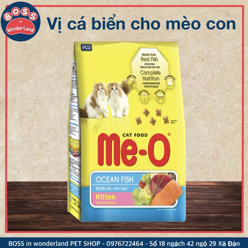Hạt Me-O cho mèo con, mèo lớn gói 350g 400g