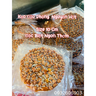 Kẹo đậu phộng nguyên hạt _ size 10cm_ đặc sản bình định_ thơm ngon đặc biệt