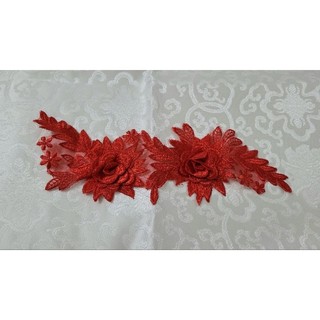 Hoa ren trang trí áo đủ màu 25cm