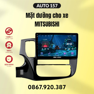 Mặt dưỡng Mitsubishi kèm dây nguồn cắm zin theo xe dùng cho màn hình DVD android