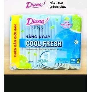 Băng vệ sinh Diana cool fresh hàng ngày 20+2 miếng