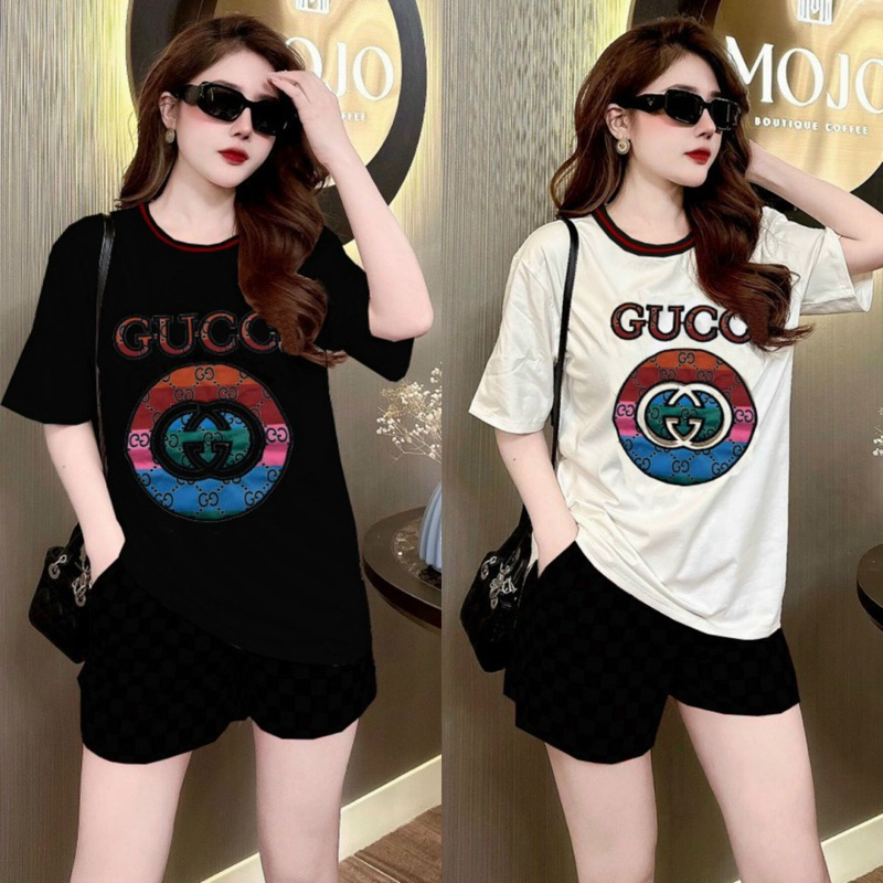 SÉT BỘ SHORT COTTON THÊU G.C CAO CẤP