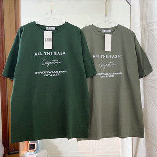 Áo thun nam nữ mẫu "all the basic" áo phông cotton 3158