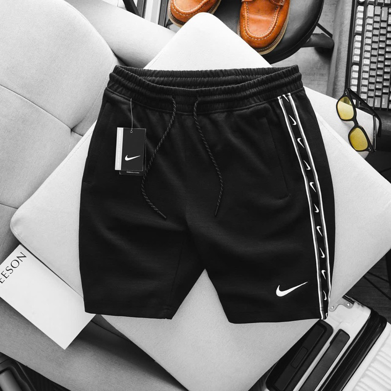 Quần Short Thể Thao_Dòng nỉ thun PC 2 da dày dặn, mềm mịn, co giãn thoải mái, thoáng mát