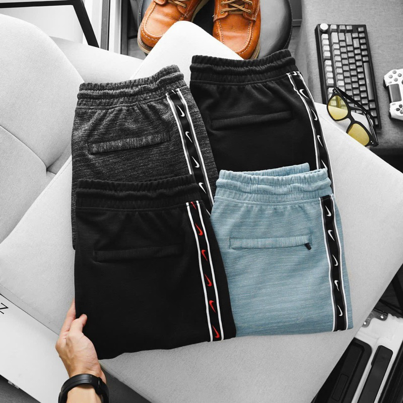 Quần Short Thể Thao_Dòng nỉ thun PC 2 da dày dặn, mềm mịn, co giãn thoải mái, thoáng mát