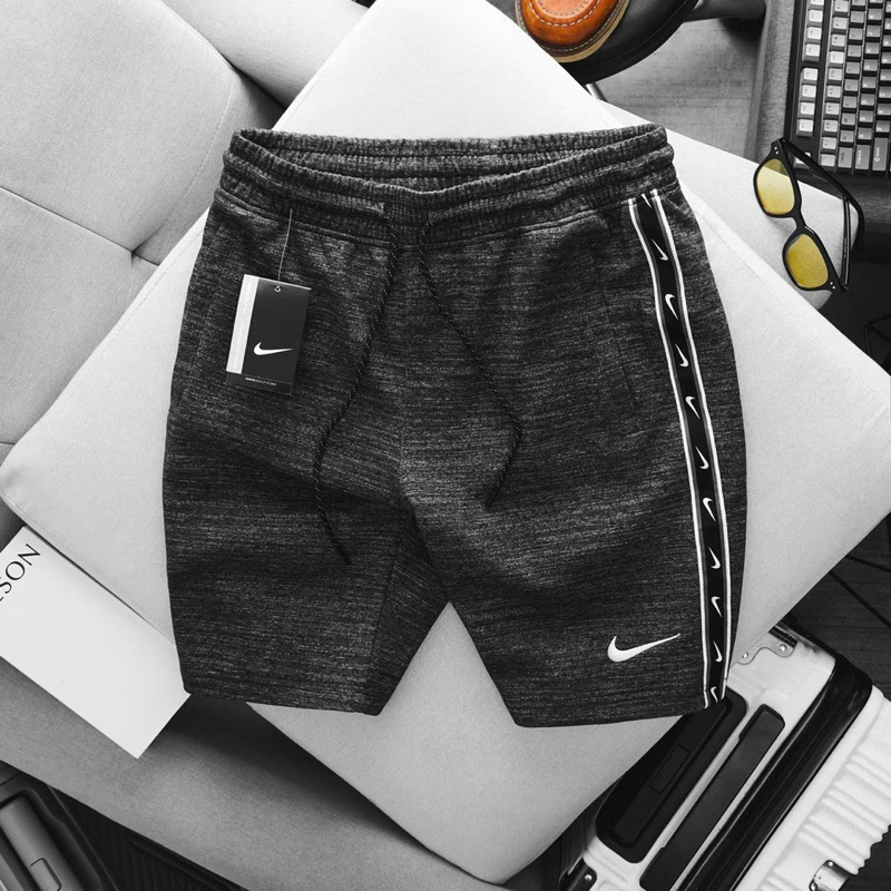 Quần Short Thể Thao_Dòng nỉ thun PC 2 da dày dặn, mềm mịn, co giãn thoải mái, thoáng mát