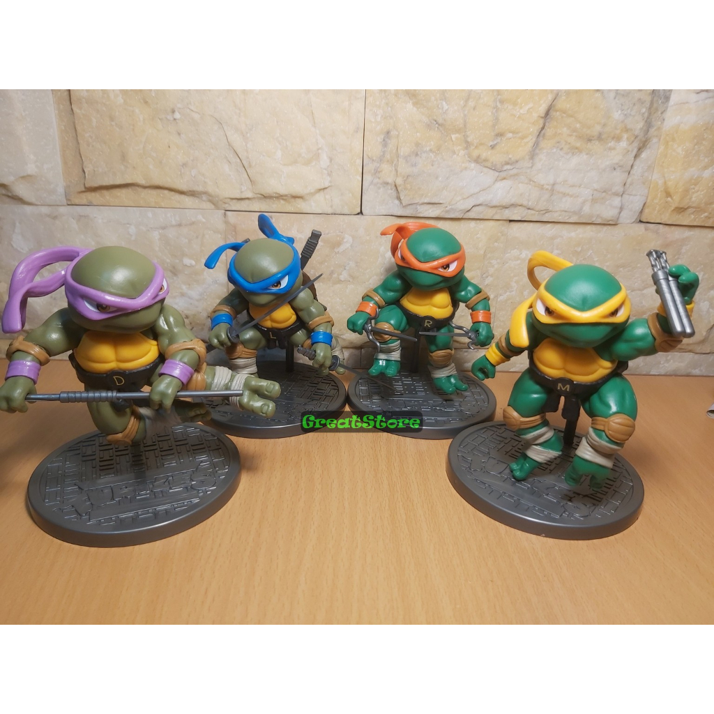 [ Sẵn ] Combo 4 mô hình Ninja rùa Ninja Turtles Siêu Cute Figure
