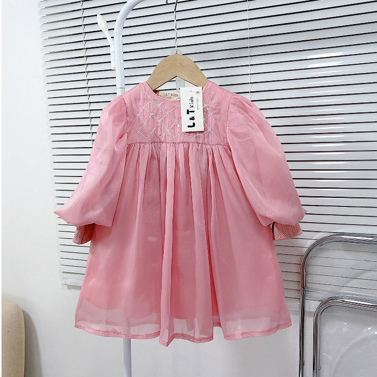 Váy công chúa cho bé gái xinh xắn 10-25kg Váy thu đông cho bé gái Đầm bé gái dài tay Hadukids