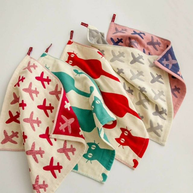 Ninikids: khăn mặt cotton 40*35 cm cho bé và gia đình