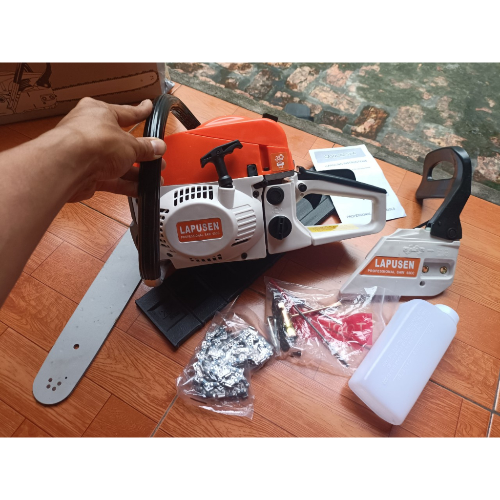 Máy Cưa Xích Chạy Xăng Động Cơ 2 Thì [Tặng kèm 1 bu ri cao cấp]