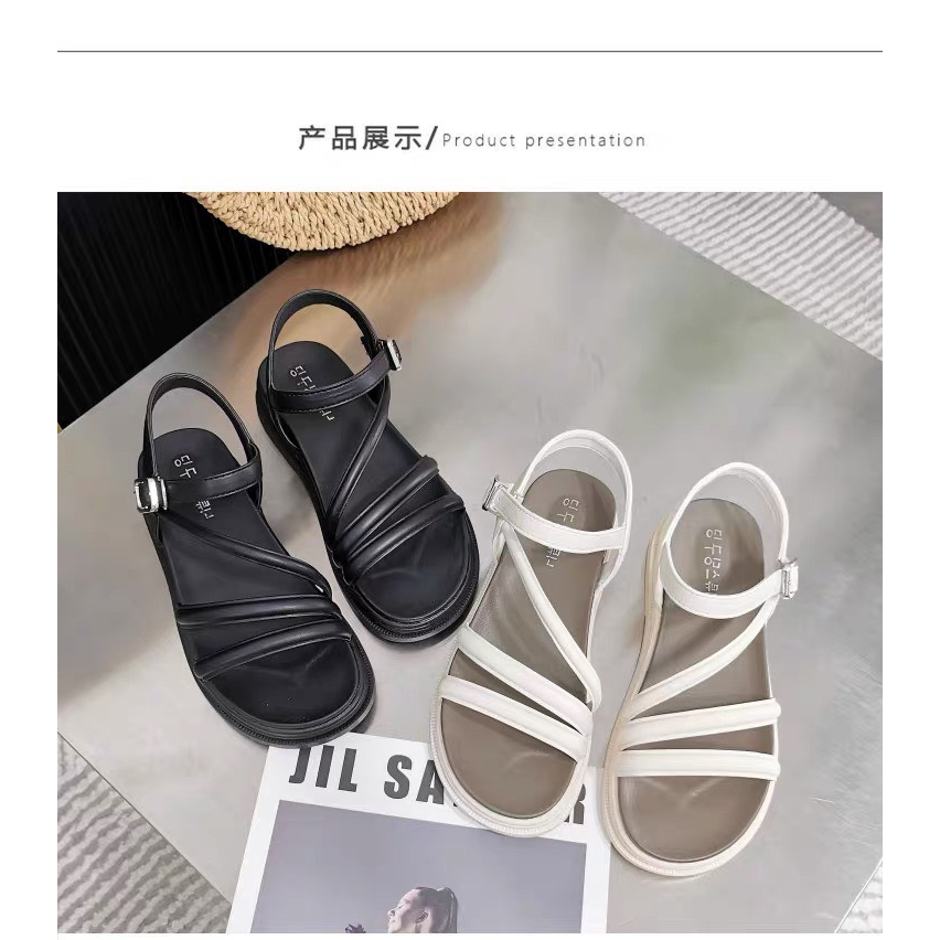 SANDAL ĐẾ CAO QUAI CHÉO TAMISTORE SIÊU ÊM 715