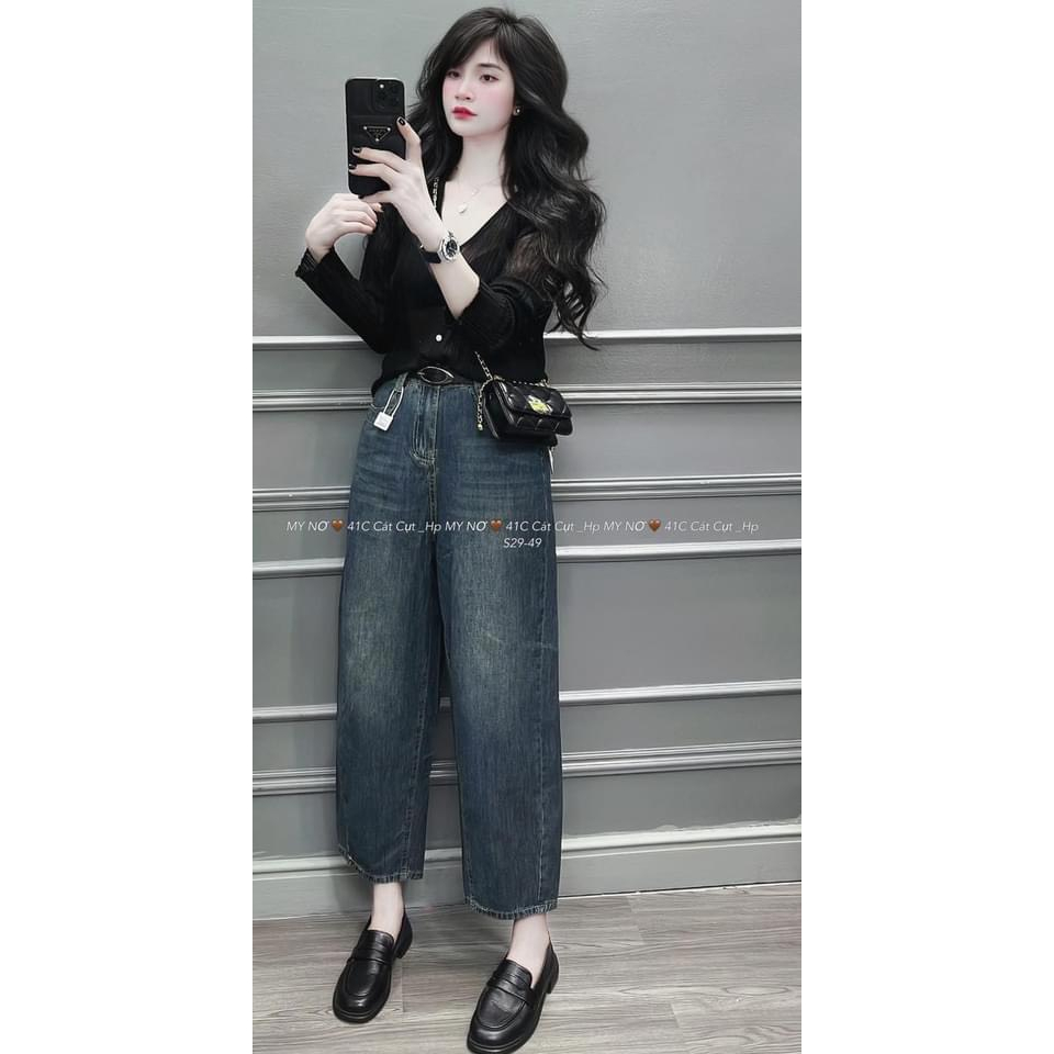 Áo cardigan nữ mỏng 5 cúc tay dài dáng ngắn form vừa, mẫu trơn basic  thời thời trang hot trend mùa thu 2023