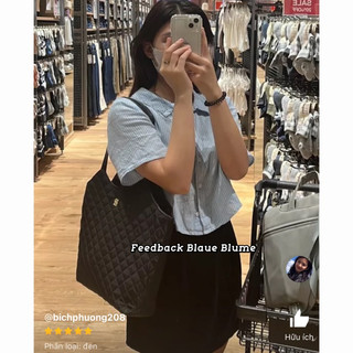 𝐁𝐥𝐚𝐮𝐞𝐁𝐥𝐮𝐦𝐞🦋Túi tote thanh lịch tiện ích