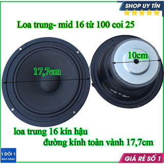 Loa trung kín 16-trung hở gân casu 16 hàng cao cấp