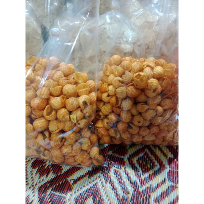 500gr bim bim sò cay, snack quẩy sò cay