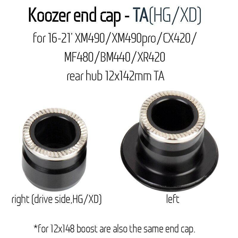 KOOZER Bộ Chuyển Đổi Trục Hub/Đùm Xe Đạp Cho CX420 XM490 MF480 BM440  9x100 10x135 QR 15x100 12x142mm THRU  12x148mm BOO