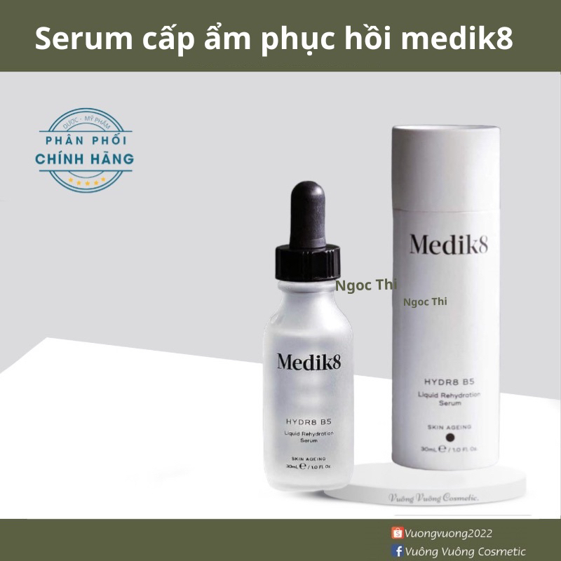Serum cấp Ẩm Phục Hồi da Medik8 Hydr8 B5 Liquid Rehydration 30ml